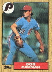 1987 Topps Baseball Cards      355     Don Carman